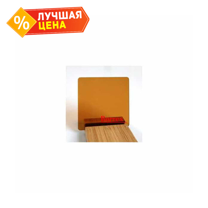 Монолитный поликарбонат 8 мм BORREX коричневый 2050х3050 мм