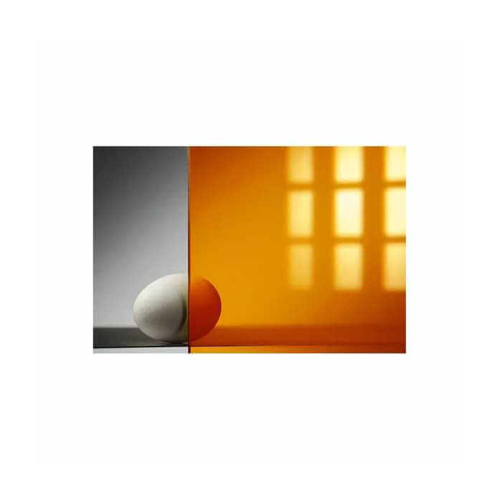 Монолитный поликарбонат 8 мм КИВИ оранжевый 2050х3050 мм