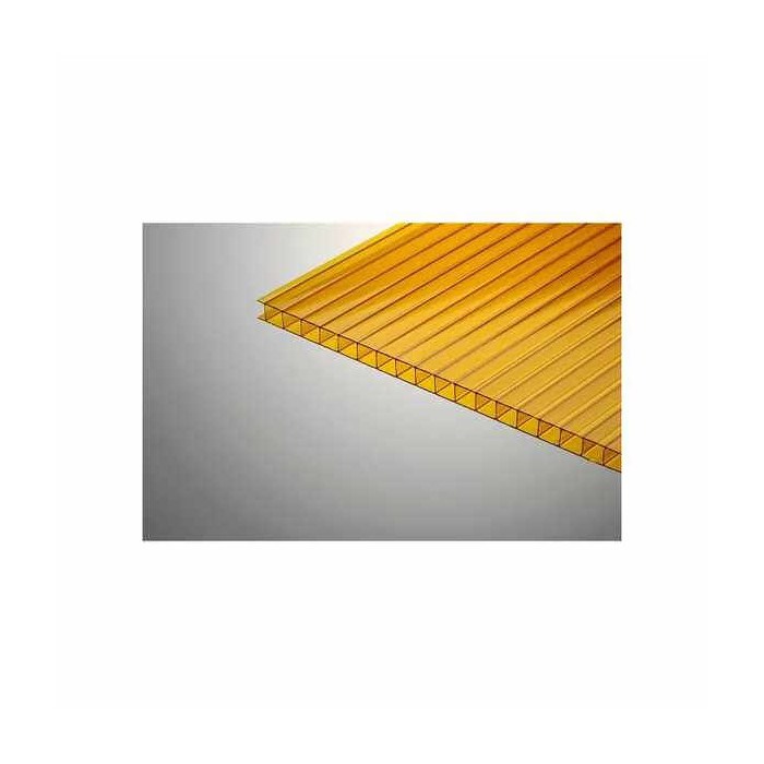 Сотовый поликарбонат 32 мм BORREX оранжевый 2100х12000 мм